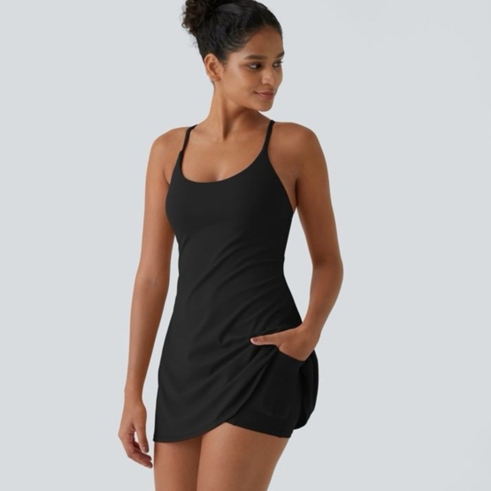 Halara Softlyzero™ Plush Backless Active Dress-Ea… - image 4